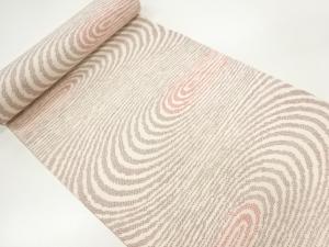 アンティーク　抽象模様織出し着尺反物